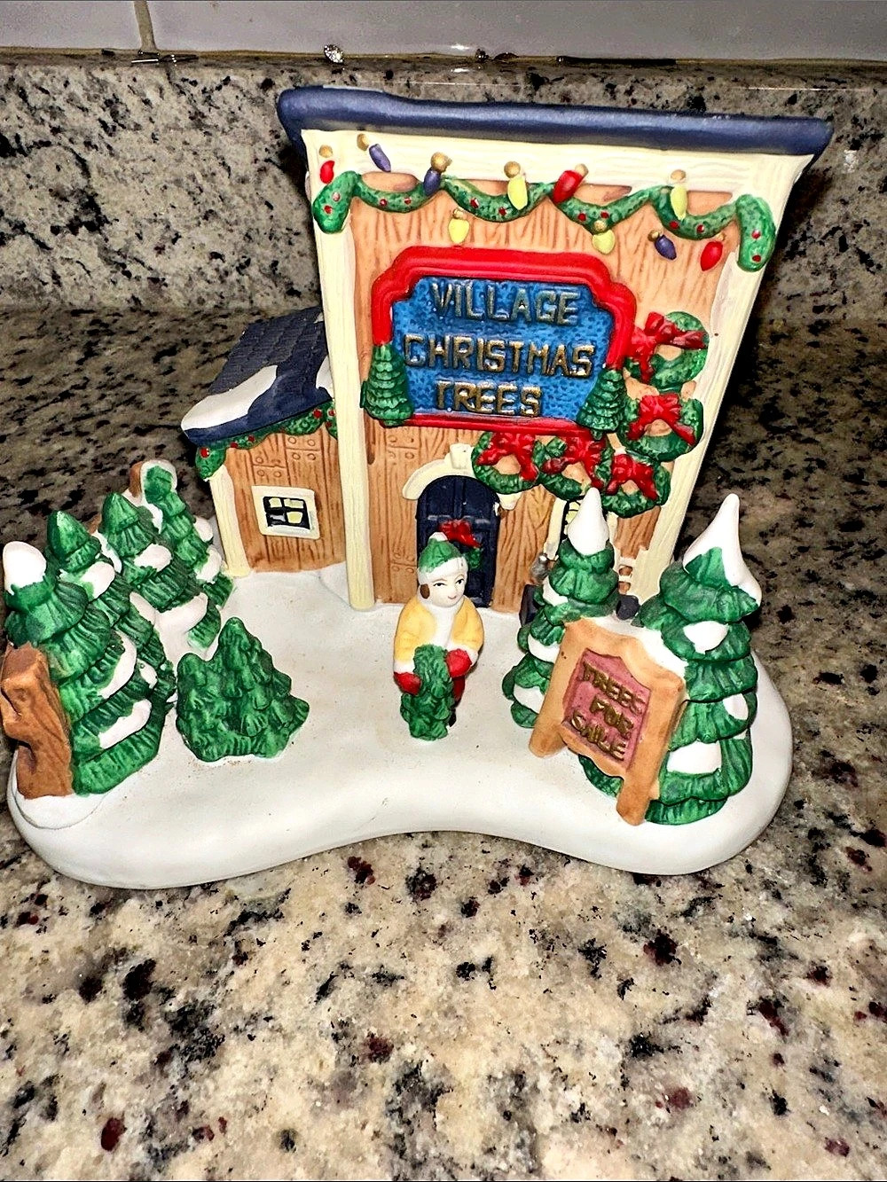 Dickens Christmas Village Trees Holiday Decor